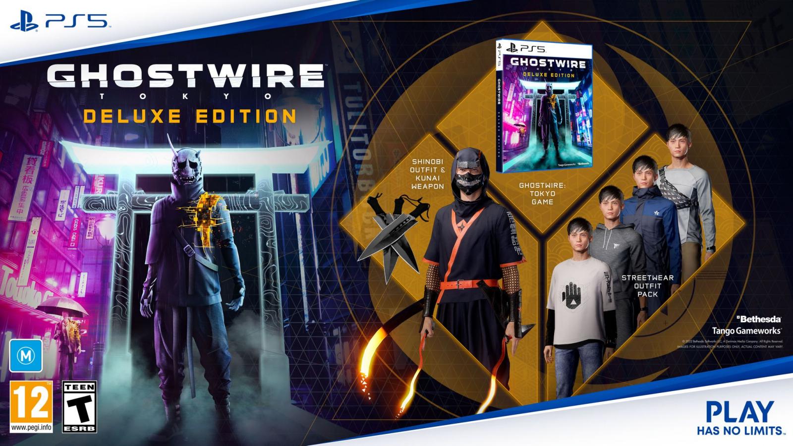 Ghostwire: Tokyo Deluxe Edition PS5 NEW