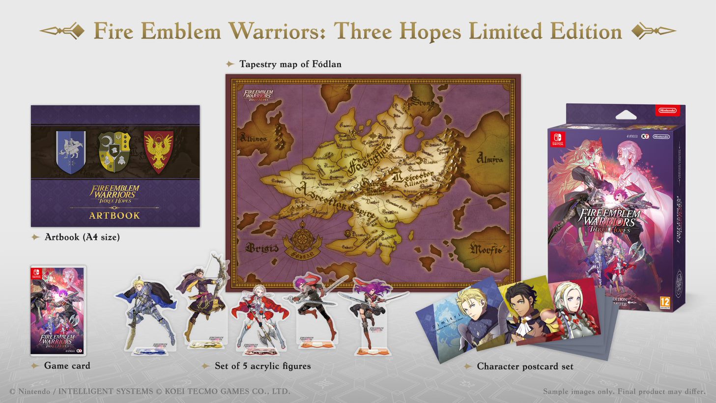 Fire Emblem Warriors: Three Hopes Limited Edition Nintendo Switch NEW (ΤΣΑΛΑΚΩΜΕΝΟ ΠΙΑΣΤΡΑΚΙ)