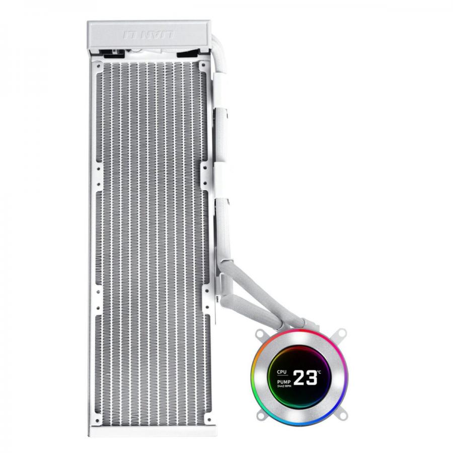 Lian Li HydroShift ΙΙ LCD 360 No Fans White - AIO CPU Liquid Cooler