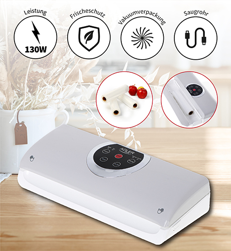 ADLER VACUUM SEALER 130W WHITE