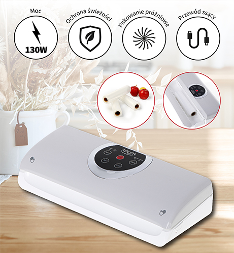 ADLER VACUUM SEALER 130W WHITE