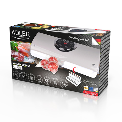 ADLER VACUUM SEALER 130W WHITE