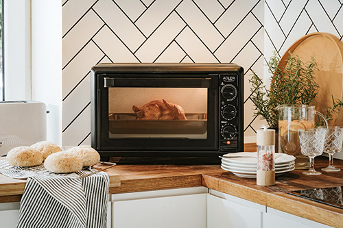 ADLER ELECTRIC OVEN 26L 1500W BLACK
