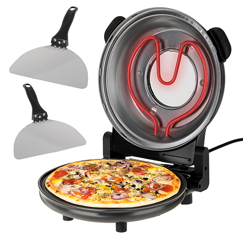 ADLER ELECTRIC PIZZA OVEN 1200W BLACK