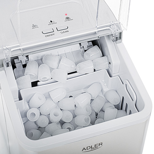 ADLER ICE MAKER 1.5L 100W SILVER