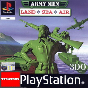 Army Men: Land, Sea, Air PSX USED (No Manual/Damaged Case)