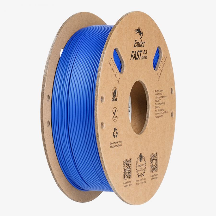 Creality Ender Fast PLA Blue 3D Printer Filament  1 kg Spool,1.84