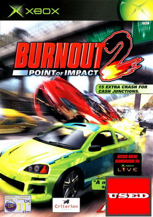 Burnout 2: Point of Impact XBOX USED