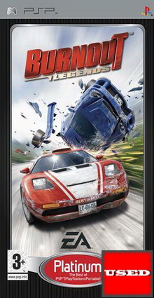 Burnout Legends (Platinum) PSP USED