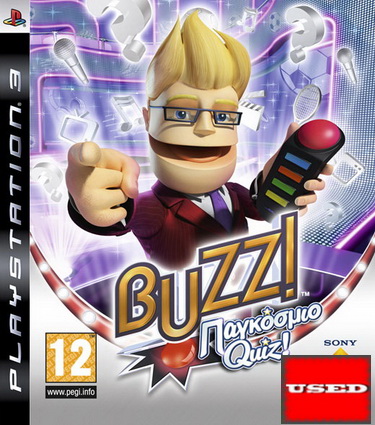 Buzz Παγκόσμιο Quiz (Χωρίς Buzzers) PS3 USED
