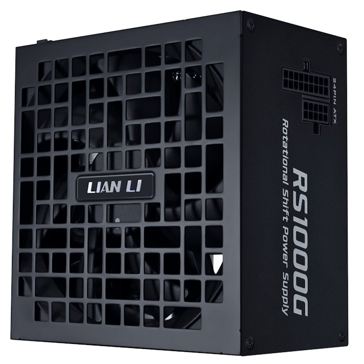 Lian Li RS1000W Black - 1000 Watt 80+ Gold PSU - 12V-2x6 Colored Cable - Fully Modular