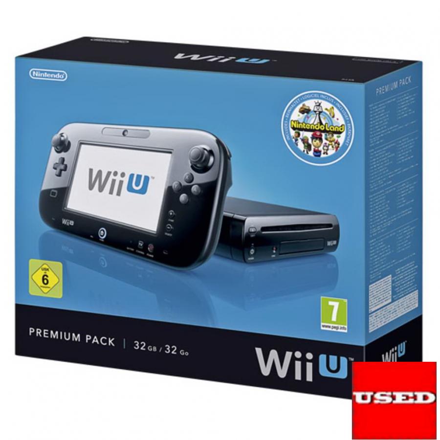 Nintendo Wii U Premium Black 32GB USED