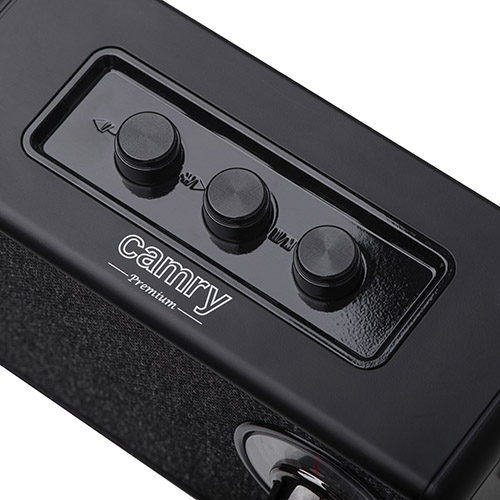 CAMRY BLUETOOTH SPEAKER WITH FM RADIO BLACK