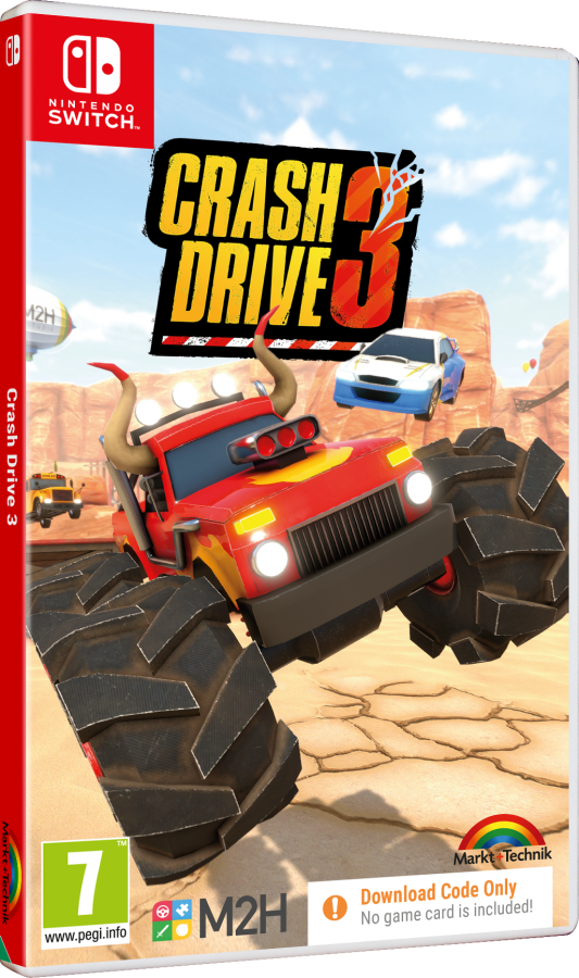 Crash Drive 3 Nintendo Switch NEW (Code in the Box)