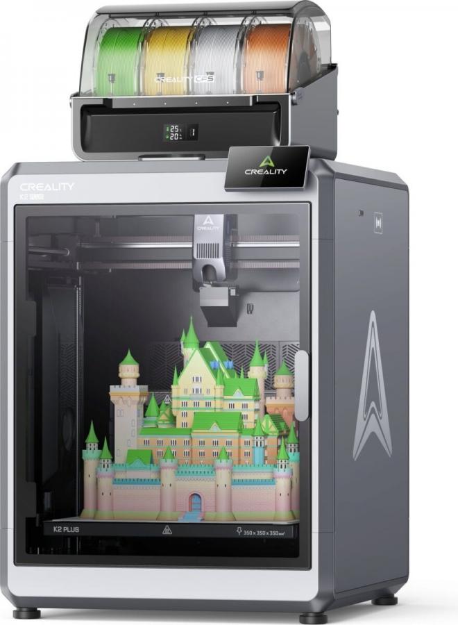 CREALITY K2 PLUS COMBO multi-color (16 colors) FDM 3d Printer 600mm/s (Combo with CFS Kit)