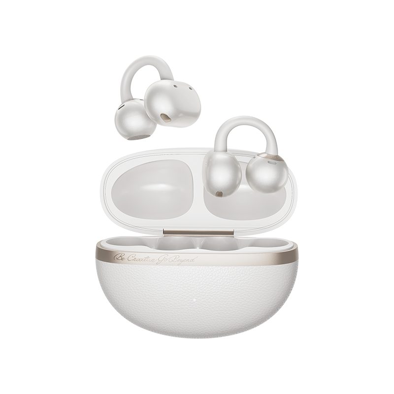 QCY Crossky C50 White (CT06) Open Ear Earclip, BT 6.0, IPX5 waterproof, 35h