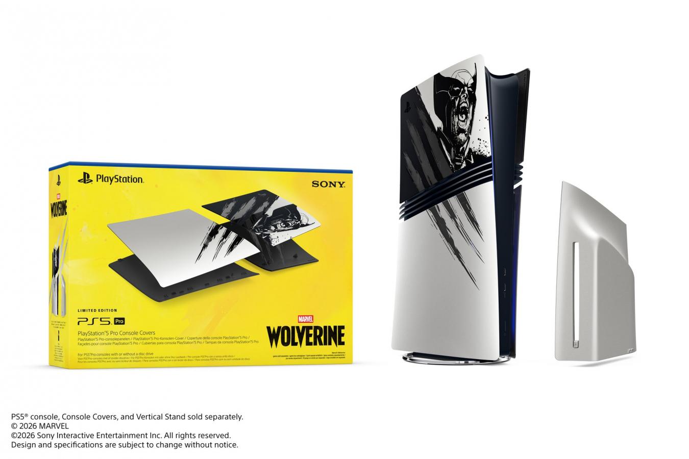 Sony Console Cover PRO Marvel Wolverine Adamantium PS5