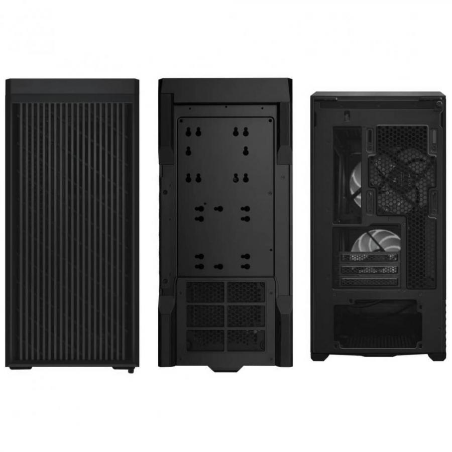 Lian Li Vector V150 Black - w/ 3 x ARGB Fans + Hub - Infinity Mirror - Micro-ATX, Mini-ITX PC Case