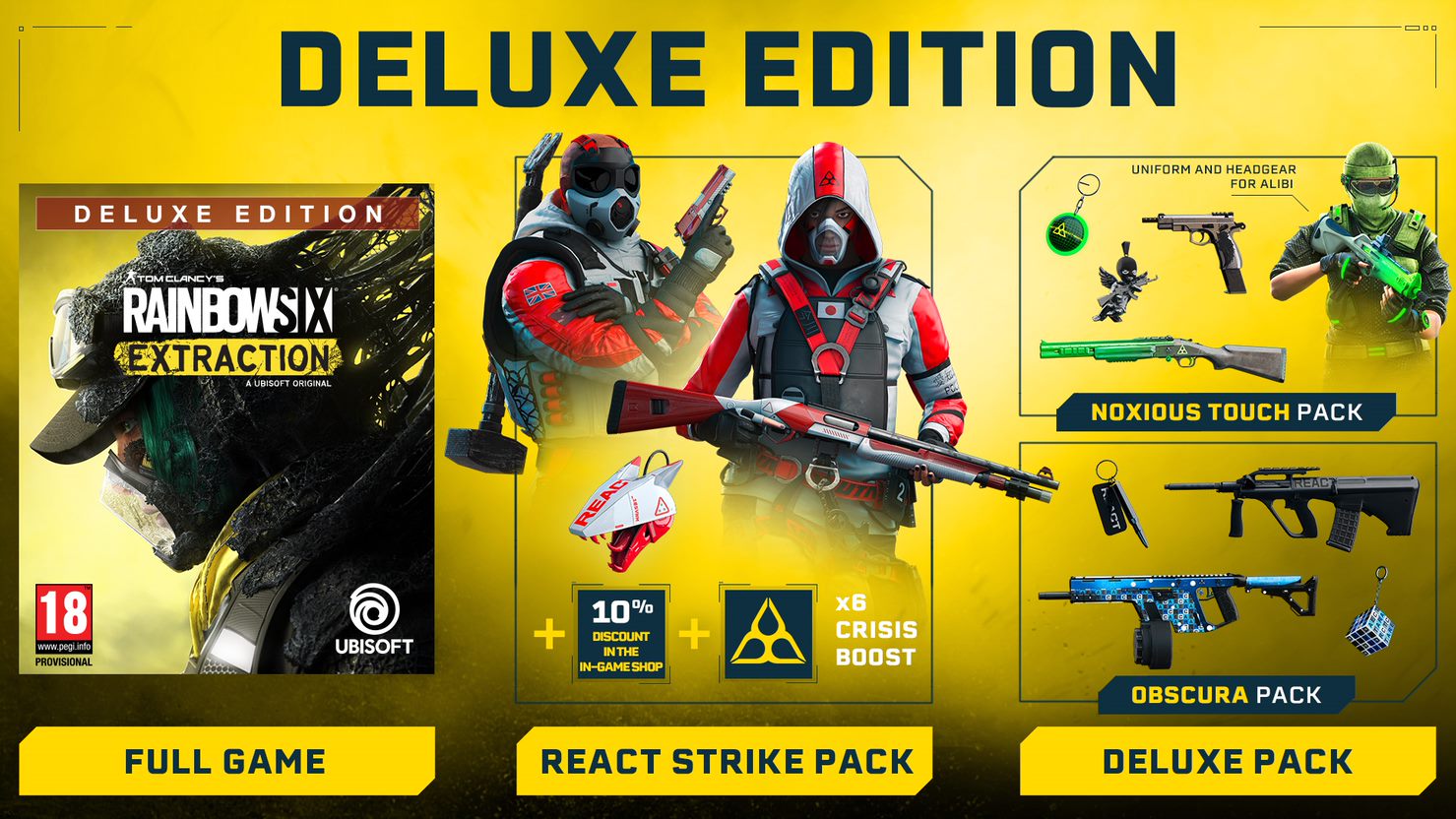 Tom Clancy's Rainbow Six Extraction  Deluxe  Edition   ( XONE & XBOX SERIES X ) NEW
