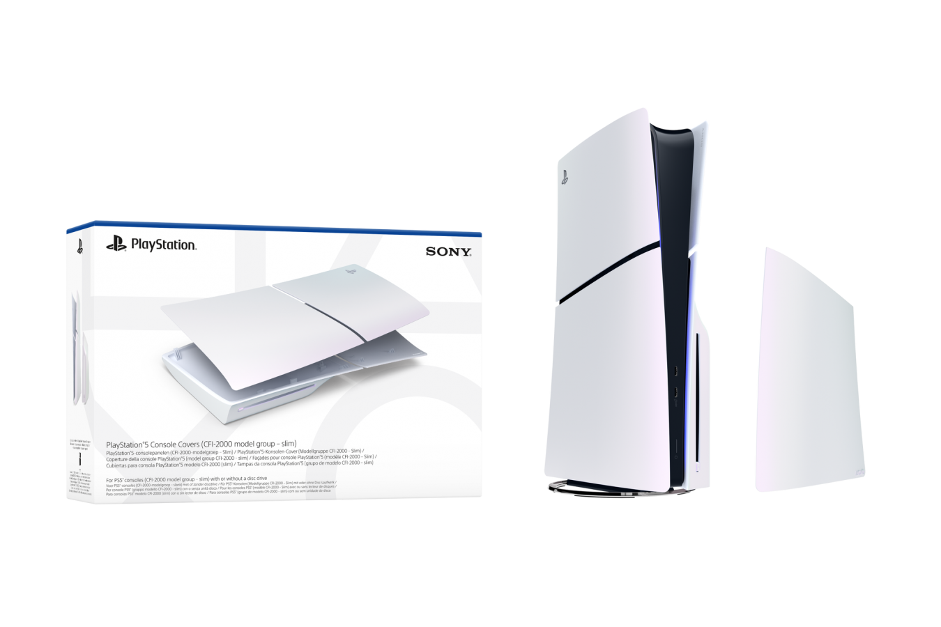 Sony Console D Cover Chroma Pearl PS5 Slim