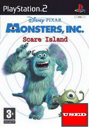 Disney/Pixar Monsters, Inc. Scare Island (Limited Ed.) PS2 USED