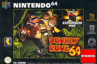 Donkey Kong 64 (+Expansion Pack) N64 USED 