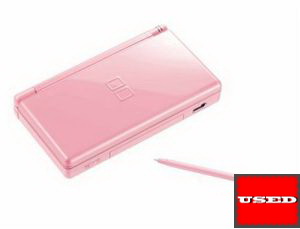 Nintendo DS Lite Pink USED (UNBOXED) (Good Condition)