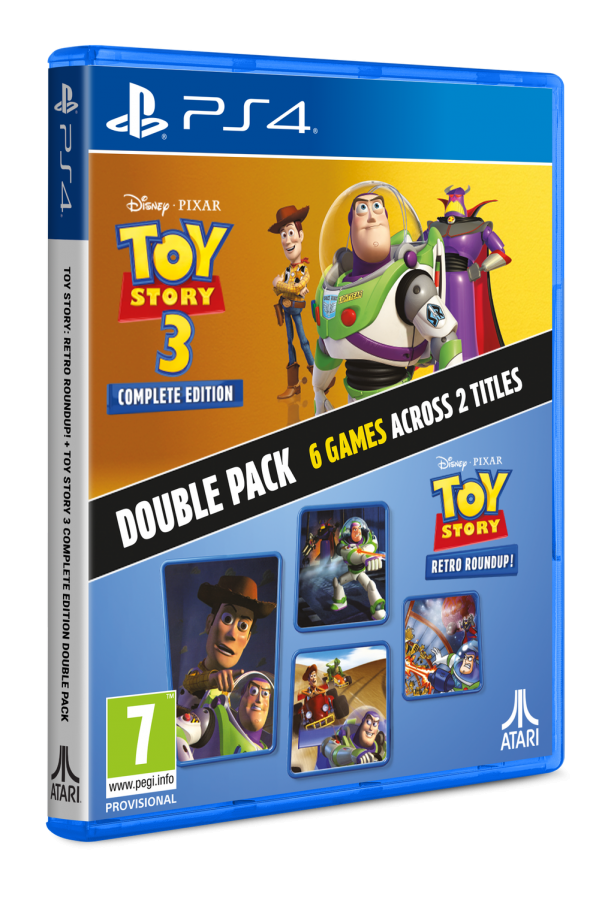 Toy Story Retro Roundup + Toy Story 3 Complete Edition Double Pack  PS4 NEW