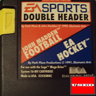 EA Sports Double Header MD UNBOXED (NTSC) (Worn Sticker)