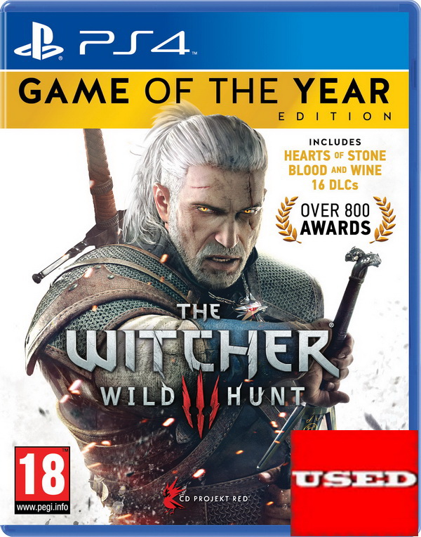 The Witcher 3 : Wild Hunt GOTY Edition PS4 USED