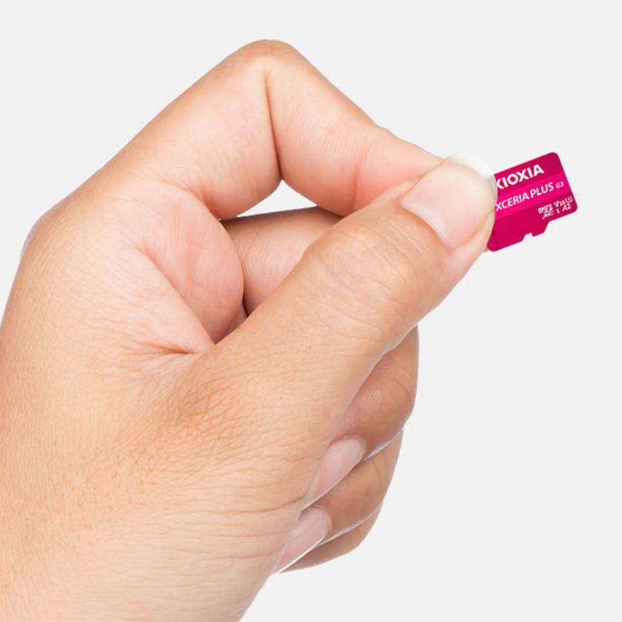 KIOXIA MICRO SD 4K 64GB EXCERIA PLUS G3 UHS I U3 WITH ADAPTER