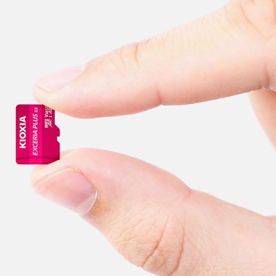 KIOXIA MICRO SD 4K 64GB EXCERIA PLUS G3 UHS I U3 WITH ADAPTER