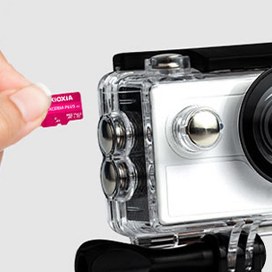 KIOXIA MICRO SD 4K 64GB EXCERIA PLUS G3 UHS I U3 WITH ADAPTER