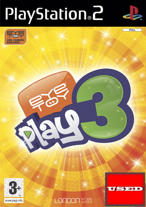 EyeToy: Play 3 PS2 USED (English Game/Dutch Cover)