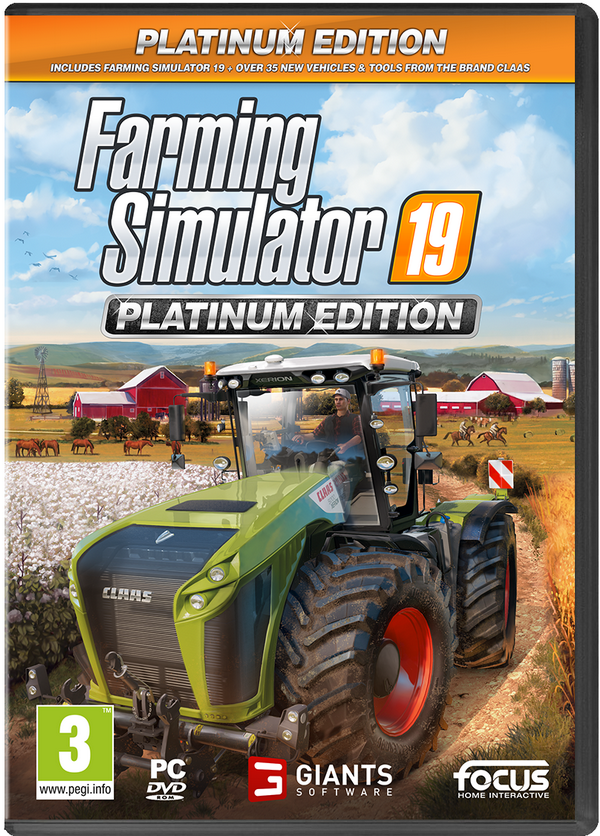 Farming Simulator 19 - Platinum Edition PC NEW