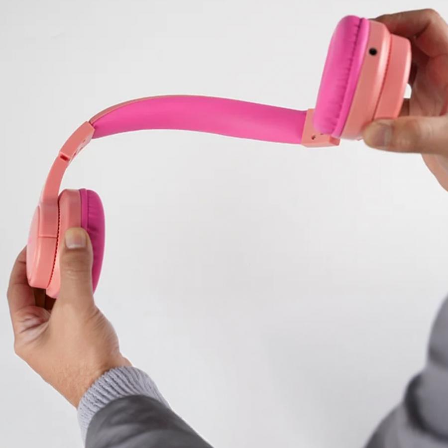 BLACKVIEW KID WIRED FOLDABLE FITBUDS K1 CORAL PINK