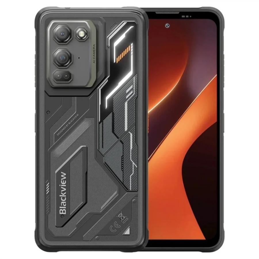 BLACKVIEW OCTA-CORE RUGGED PHONE 6.78' (12GB+256GB) NFC ANDROID 16 PHANTOM BLACK