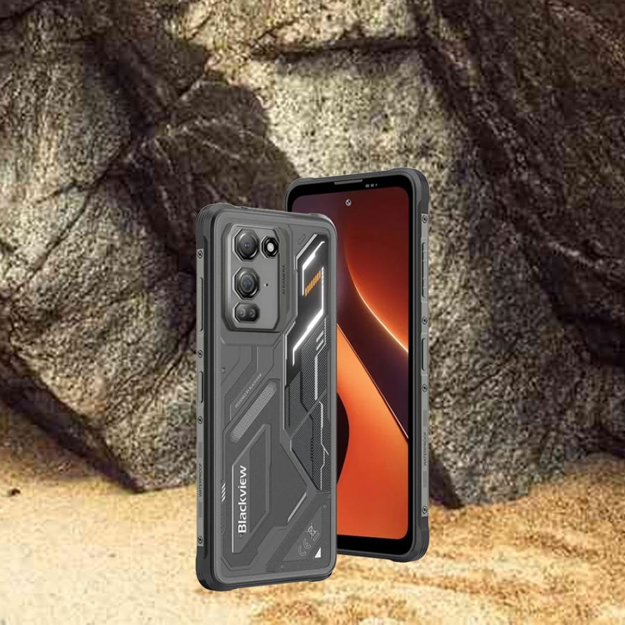BLACKVIEW OCTA-CORE RUGGED PHONE 6.78' (12GB+256GB) NFC ANDROID 16 PHANTOM BLACK