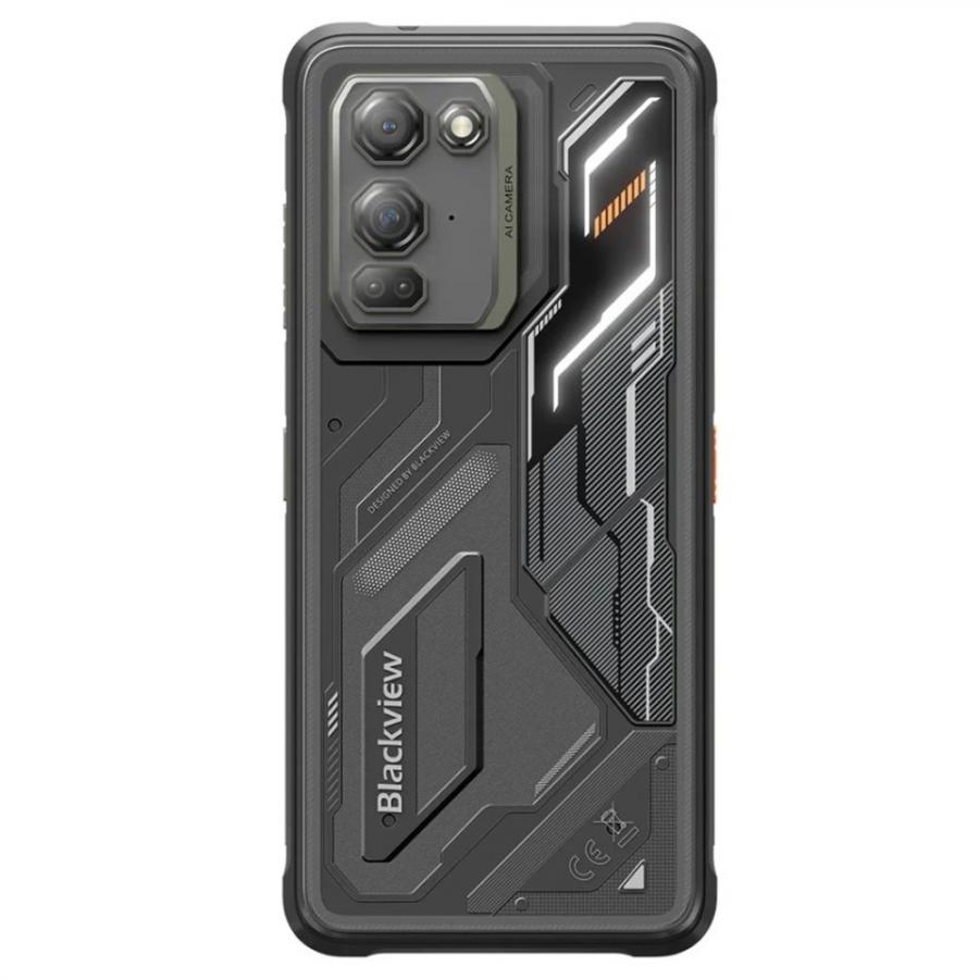 BLACKVIEW OCTA-CORE RUGGED PHONE 6.78' (12GB+256GB) NFC ANDROID 16 PHANTOM BLACK