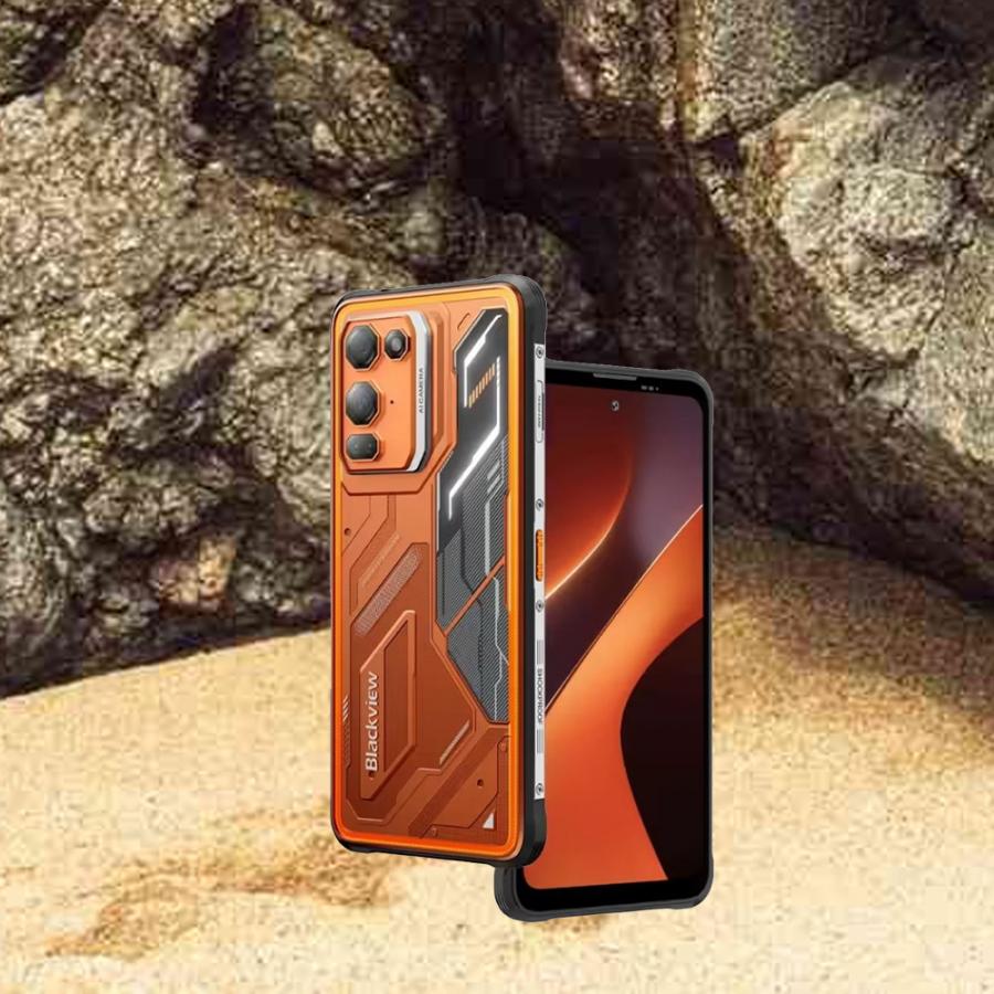 BLACKVIEW OCTA-CORE RUGGED PHONE 6.78' (12GB+256GB) NFC ANDROID 16 BLAZE ORANGE