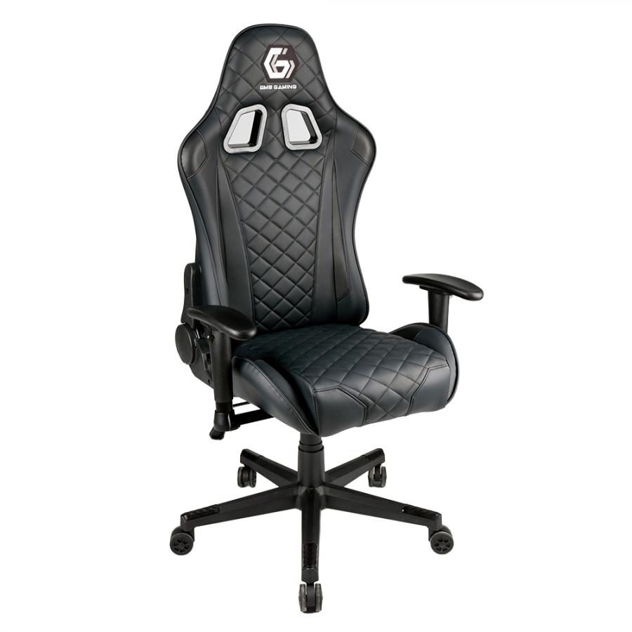 GEMBIRD GAMING PVC LEATHER CHAIR WITH PILLOWS BLACK
