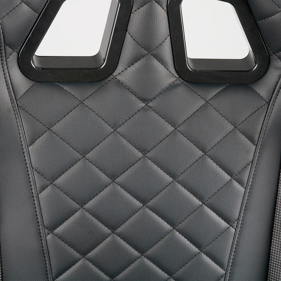 GEMBIRD GAMING PVC LEATHER CHAIR WITH PILLOWS BLACK