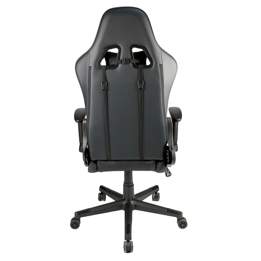 GEMBIRD GAMING PVC LEATHER CHAIR WITH PILLOWS BLACK