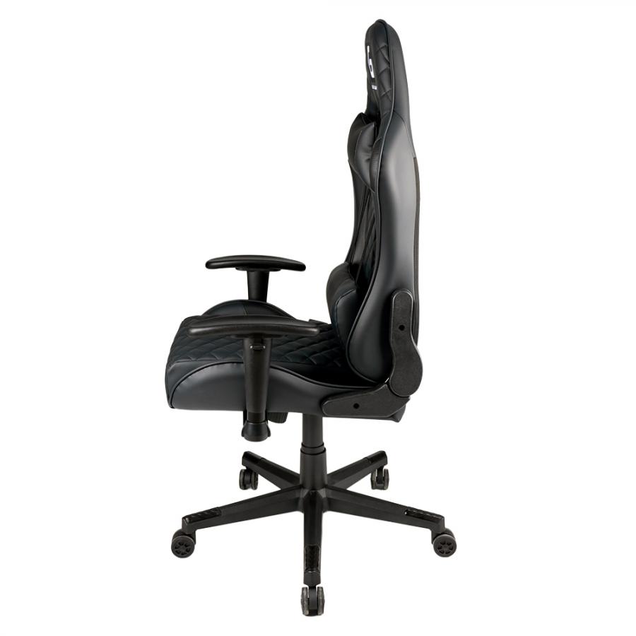GEMBIRD GAMING PVC LEATHER CHAIR WITH PILLOWS BLACK