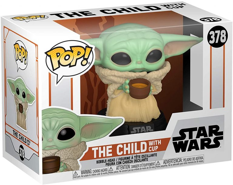 Funko POP! Star Wars: Mandalorian - The Child w/cup #378 Vinyl Figure