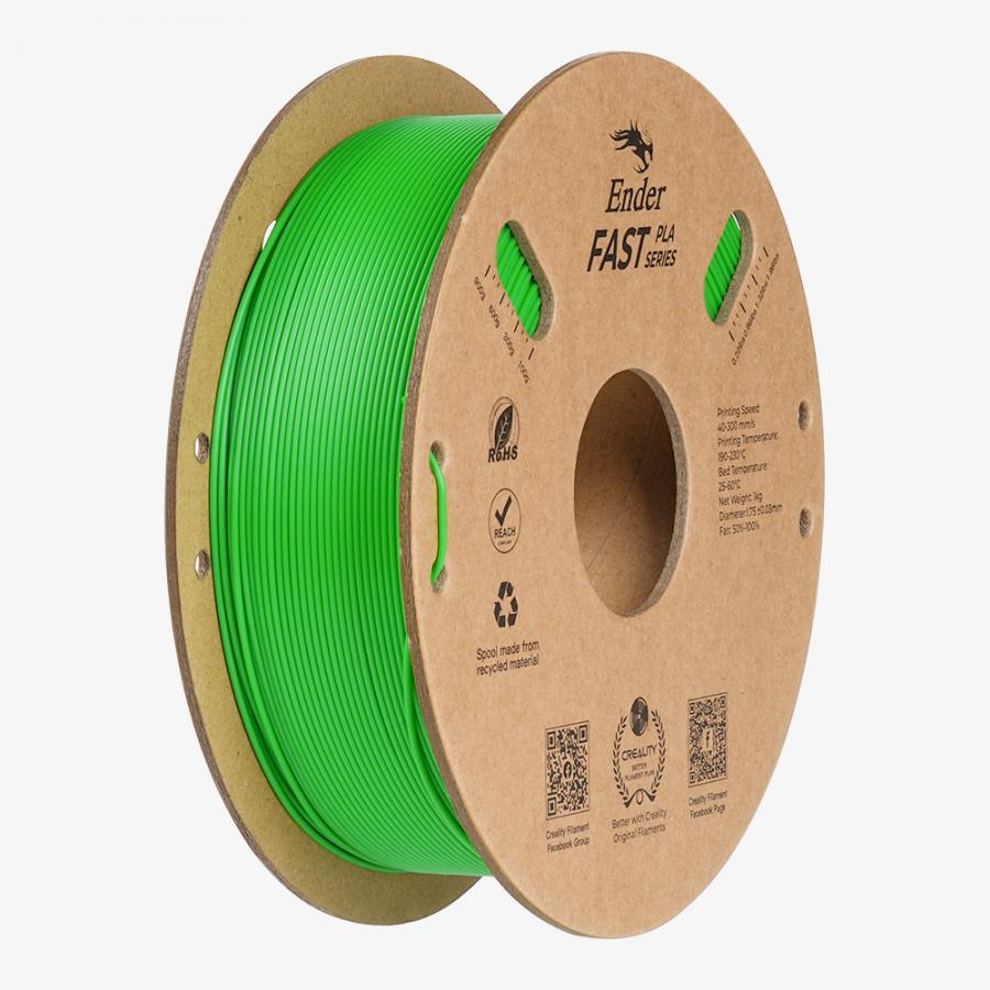 Creality Ender Fast PLA Green 3D Printer Filament  1 kg Spool,1.81