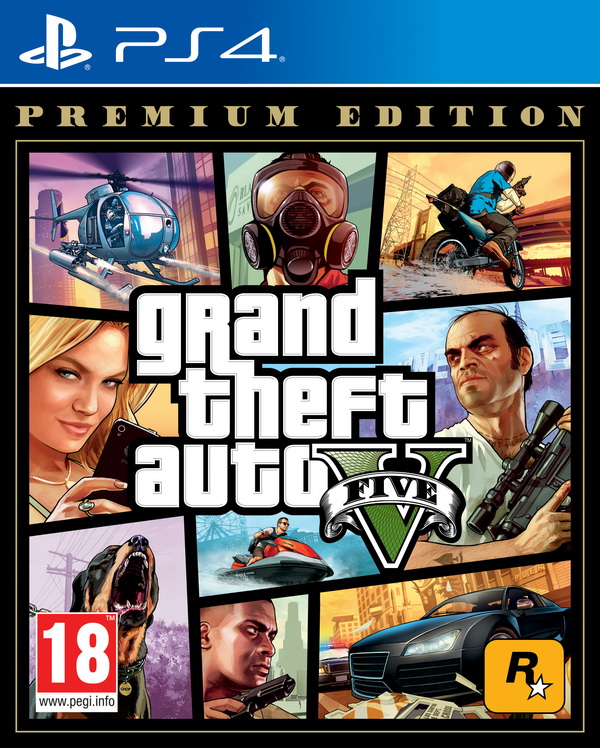 Grand Theft Auto V Premium Edition PS4 NEW