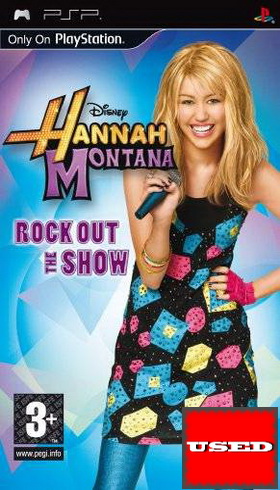 Hannah Montana: Rock Out the Show PSP USED (UMD ONLY)