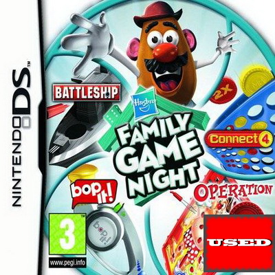 Hasbro Family Game Night DS USED