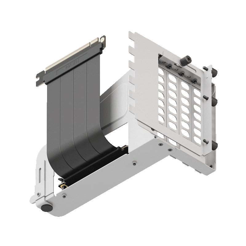 HAVN Universal Vertical GPU Kit White